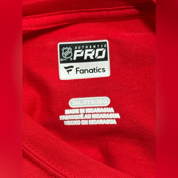 NHL New Jersey Devils Long Sleeve Shirt Men’s 3XL Fanatics Pro Hockey Tee - Picture 6 of 6